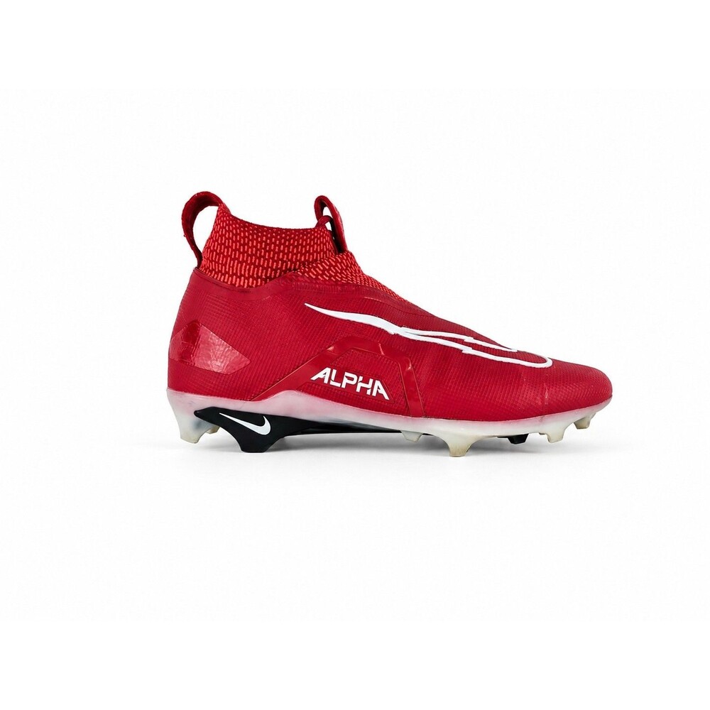 Nike Alpha Menace Elite 3 Flyknit Football Cleats University Red Men Size 11